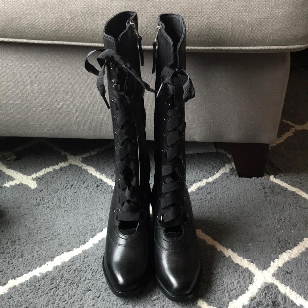 Sorel After Hours Lace-Up Tall Boots